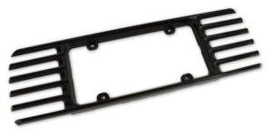 License Frame. Phantom Black Gloss 97-04