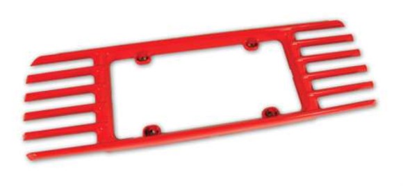 License Frame. Phantom Red 97-04