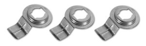 Rear Compartment Unit Door Pulls. Metal 3 Piece Set 78-79