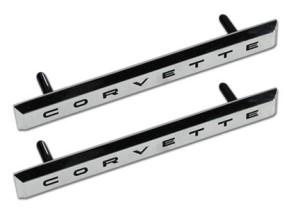 Emblems. Front Fender -Corvette- 61
