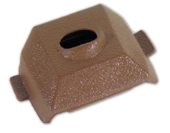 Inside Mirror Bracket Cover. Dark Saddle 73