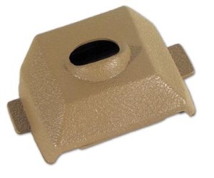 Inside Mirror Bracket Cover. Medium Saddle 73-75