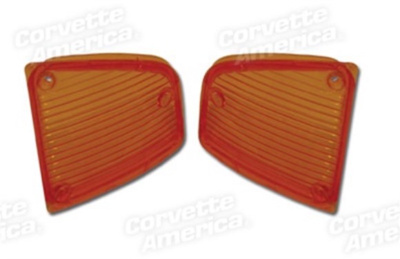 Parking Light Lenses. Amber 72