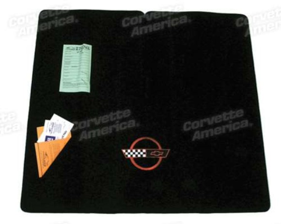 Cargo Mat. Black W/Red Applique Coupe 91-96