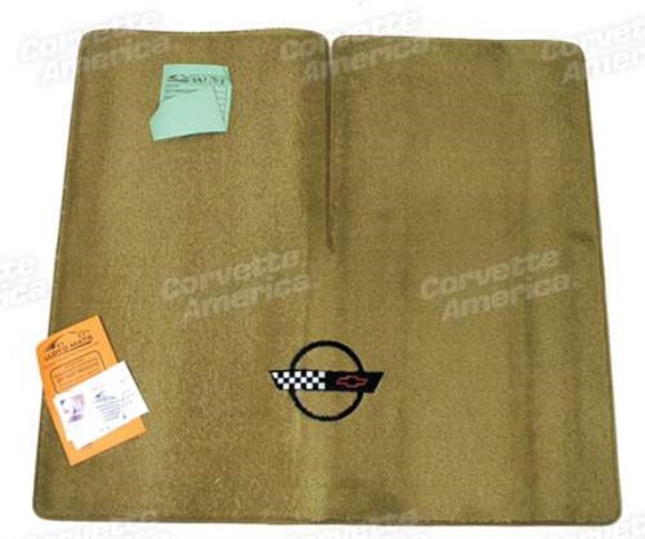 Cargo Mat. Saddle W/Black Applique Coupe 91-96