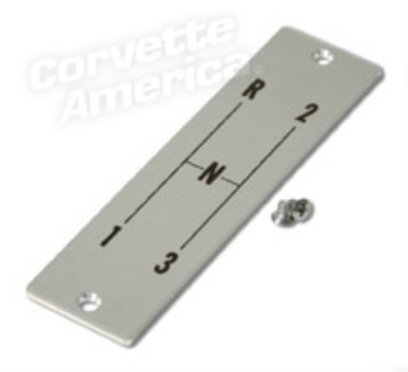Shift Indicator Plate. 3  Speed W/Screws 56-62
