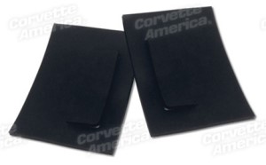 Rear Bumper Brace To Body Seals. 53-57