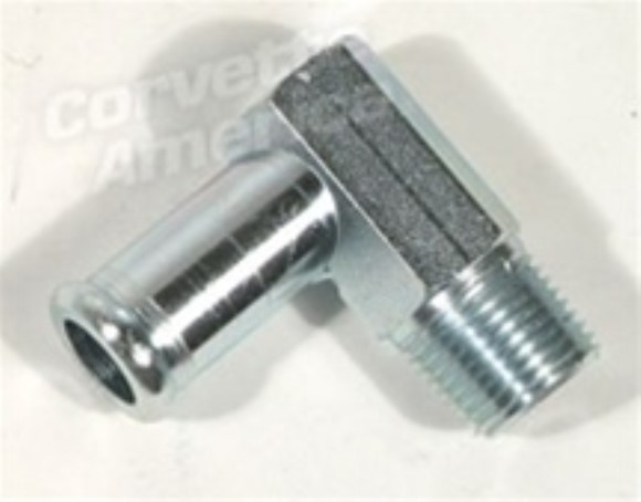 Water Pump Fitting. 90 Degree Top 61-62