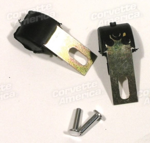Window Stops. Upper W/Rivets (Door) 56-58