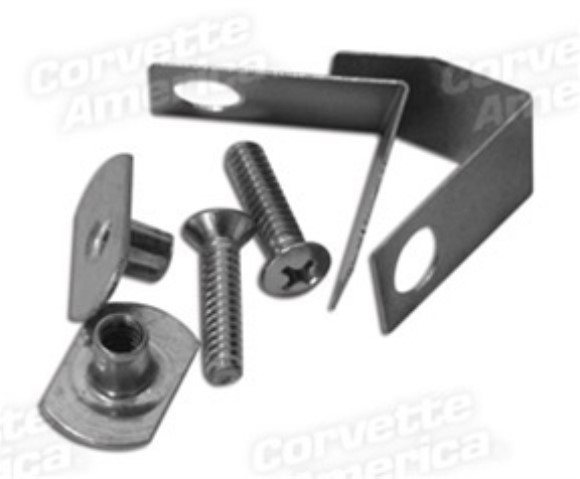 Door End Cap Mount & Weatherstrip Retainer. 58L 58-60