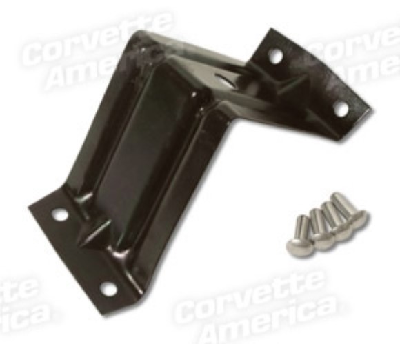 Window Stop Bracket. W/Rivet Lower RH 56-62