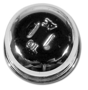 Oil Cap. Vented W/Hydraulic Lifter-Chrome 62