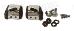 Hardtop Receiver Moldings. W/Insert & Mount Kit 59-60