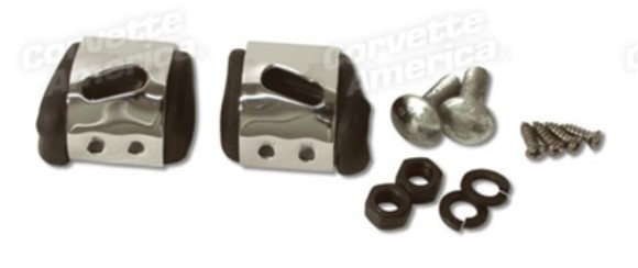 Hardtop Receiver Moldings. W/Insert & Mount Kit 59-60