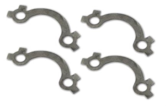 Exhaust Manifold Lock Set. 327 Stainless Steel 64-65