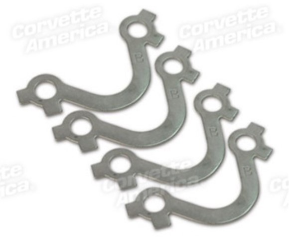 Exhaust Manifold Lock Set. 327 Stainless Steel 66-79
