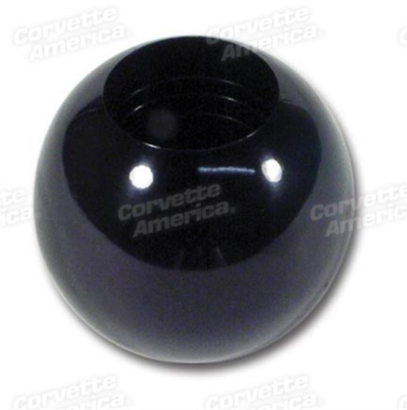 Shift Knob. Automatic Black Plastic 65-82