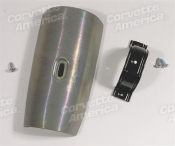 Lower Steering Column Cover W/Bracket & 3 Screws. 58-62