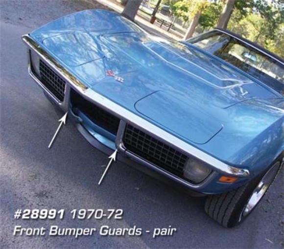 Front Bumper Guards. Pair 70-72