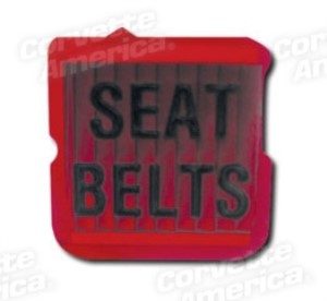 Lens. Seat Belt Warning 68-71