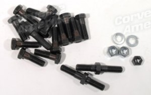 Exhaust Manifold Bolt Set. Big Block W/Power Steering & AC 66-74