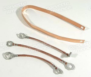 Ground Strap Kit. W/Side Exhaust 64-67