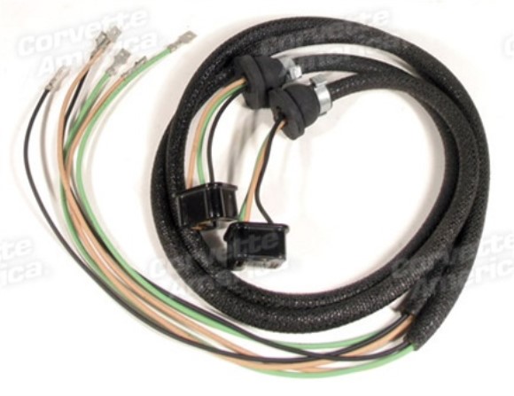 Harness. Headlight Bucket Extensions 2 Piece 55-57