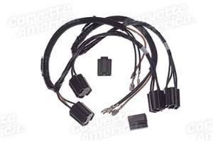 Harness. Headlight Bucket Extensions 2 Piece 63-67