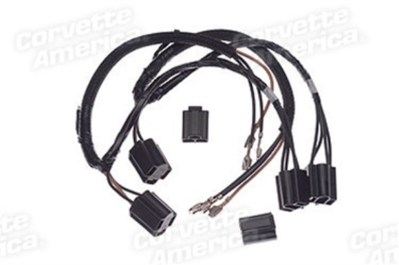 Harness. Headlight Bucket Extensions 2 Piece 63-67