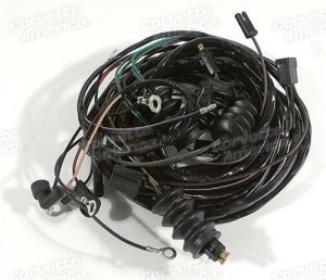 Harness. Rear W/O Back Up Lamps - Coupe 64