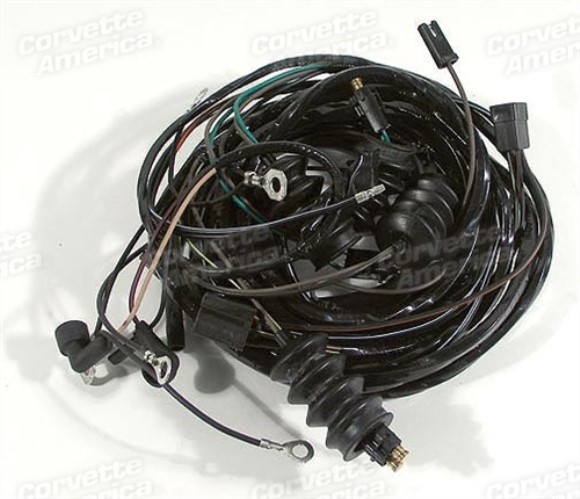 Harness. Rear W/O Back Up Lamps - Coupe 64