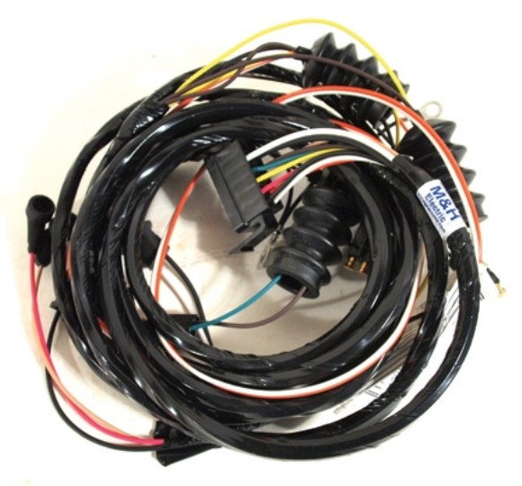 Harness. Rear W/O Back Up Lamps - Convertible Or 36 Gallon Coupe 65