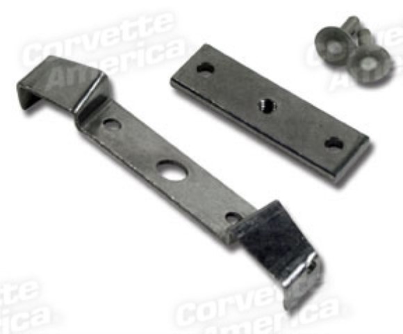 Shift Console Retainer Bracket. W/Rivet & Nut 64-67