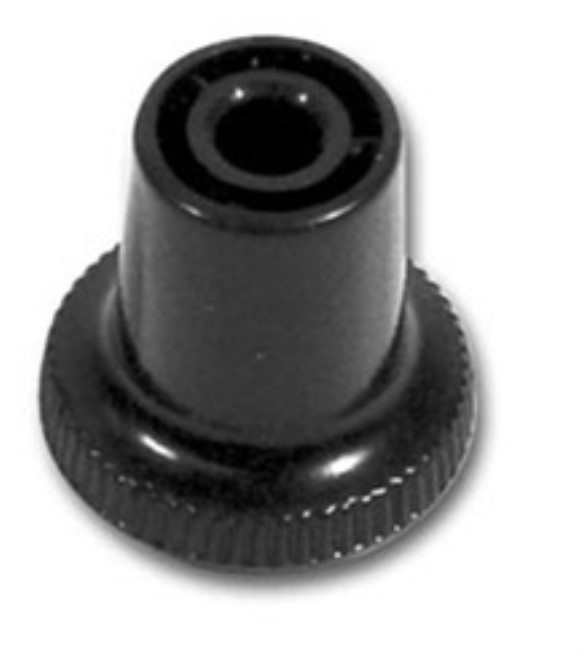 Vent Knob. Black 65-66