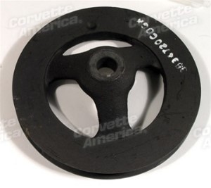 Power Steering Pump Pulley. Single Groove 65-74