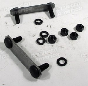 Steering Damper Bracket Bolt, Plate & Nut. 63-68
