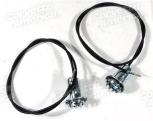 License Light Sockets & Leads. 2 Piece Set 56-57