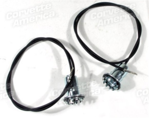 License Light Sockets & Leads. 2 Piece Set 56-57