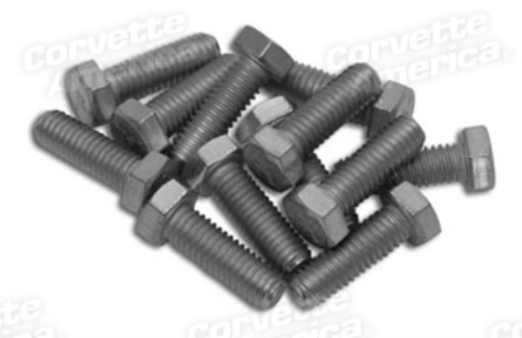 Intake Manifold Bolt Set. Silver M Headmark 12 Piece 55-67