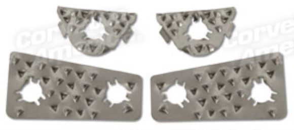 Door Striker Anti-Skid Plates. 4 Piece 56-62
