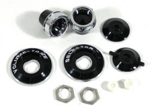 Radio Knob & Backplate Set. 59-60