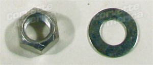 Steering Wheel Retaining Nut & Washer. 56-66