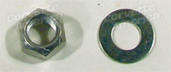 Steering Wheel Retaining Nut & Washer. 56-66