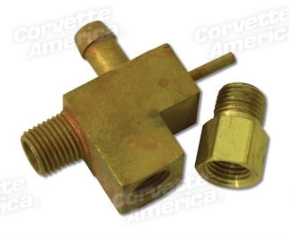 PC Valve Fitting. On Carburetor W/Power Brake & Air Conditioning 63