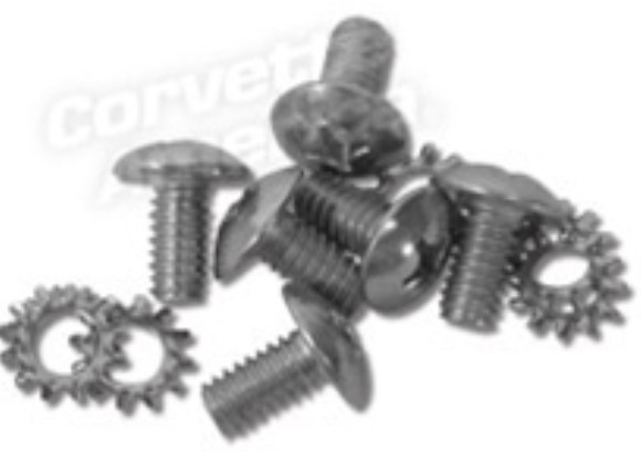 Vent Regulator Mount Screws. Coupe 63-67