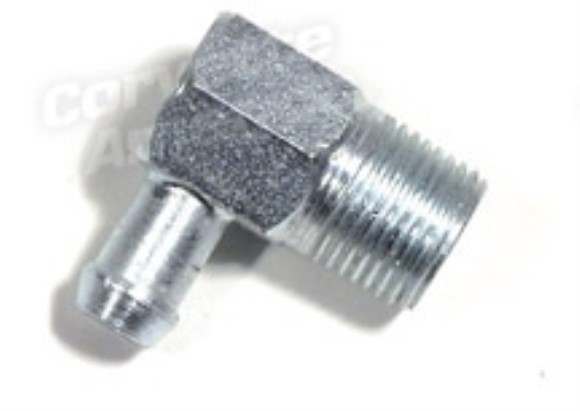 Intake Vacuum Fitting. Power Brake 64-67