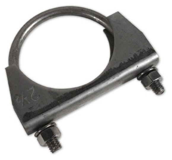 Exhaust Pipe Clamp. 2.5 Inch Stainless Steel 63-90