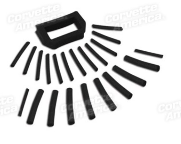 Dash Lens Gasket Set. 63-67