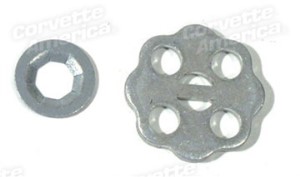 Headlight Motor Adjuster Wheel. W/Retainer 63-67