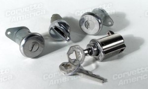 Lock Set. Ignition, Doors and Glove Box 64